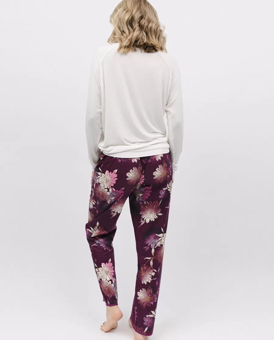 Store Eve Slouch Jersey Top And Floral Print Pyjama Set Women Pyjama Sets