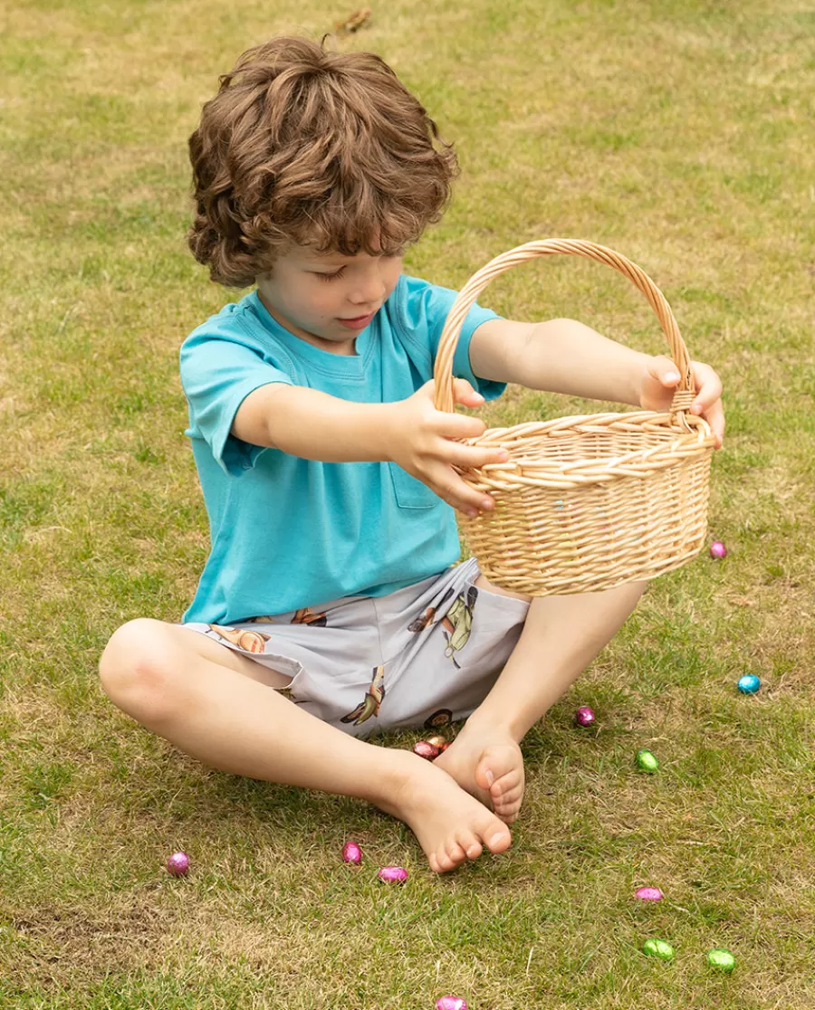 Best Sale Luca Boys Jersey T-Shirt And Scooter Print Shorty Set Kids Boys Pyjamas