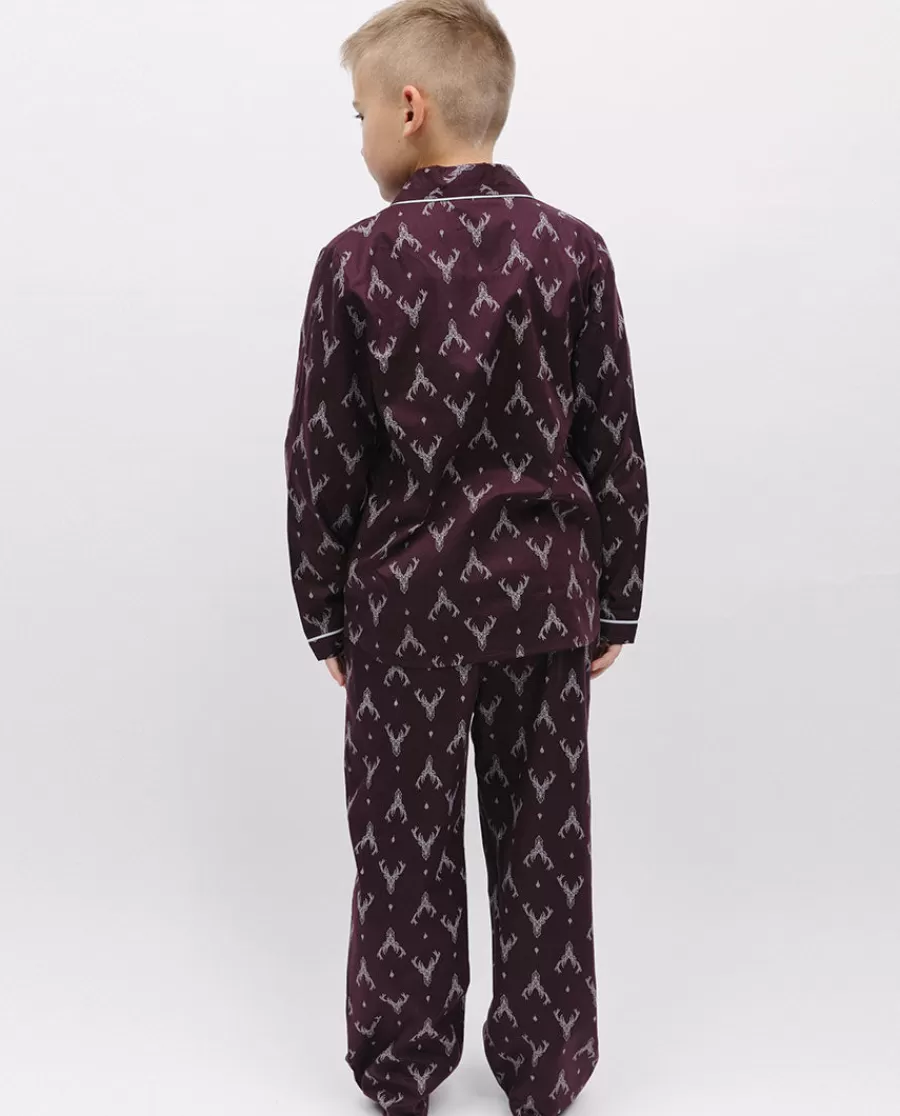 Outlet Spencer Boys Stag Print Pyjama Set Kids Boys Pyjamas